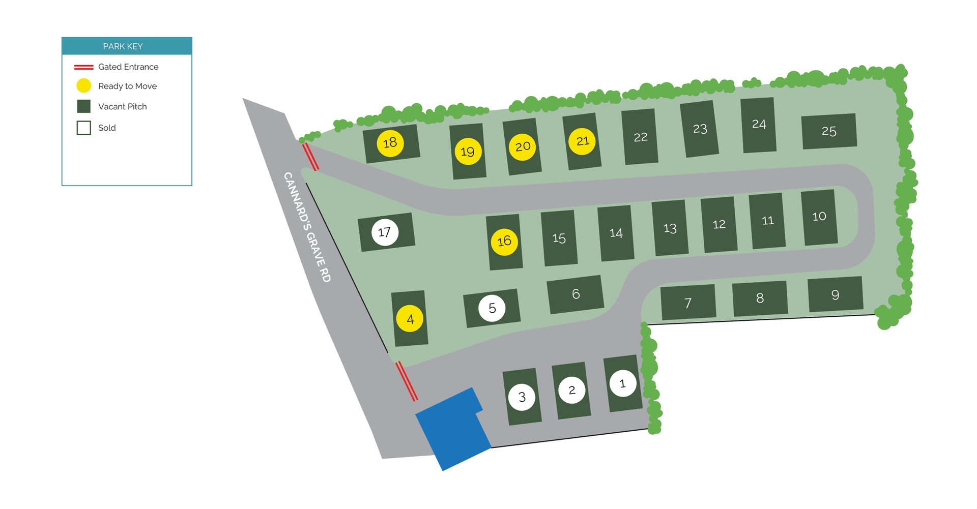 Manleaze Residential Park Map