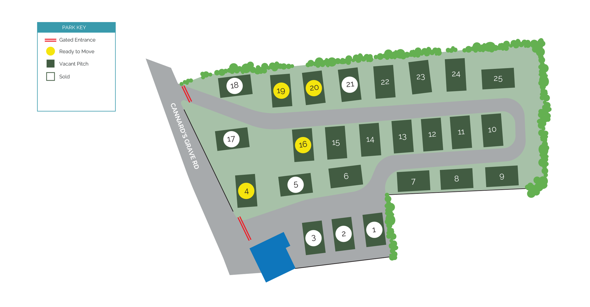 Manleaze Residential Park Map