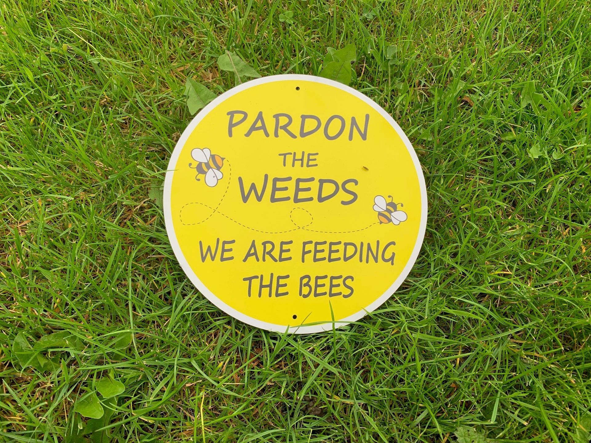 Pardon the weeds