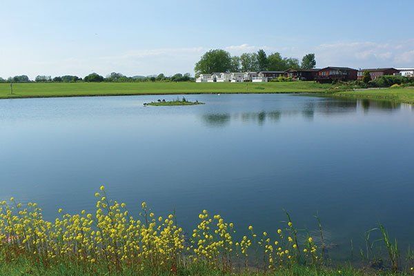 Fishing Lake near Cherry Tree Holiday Lodge Park