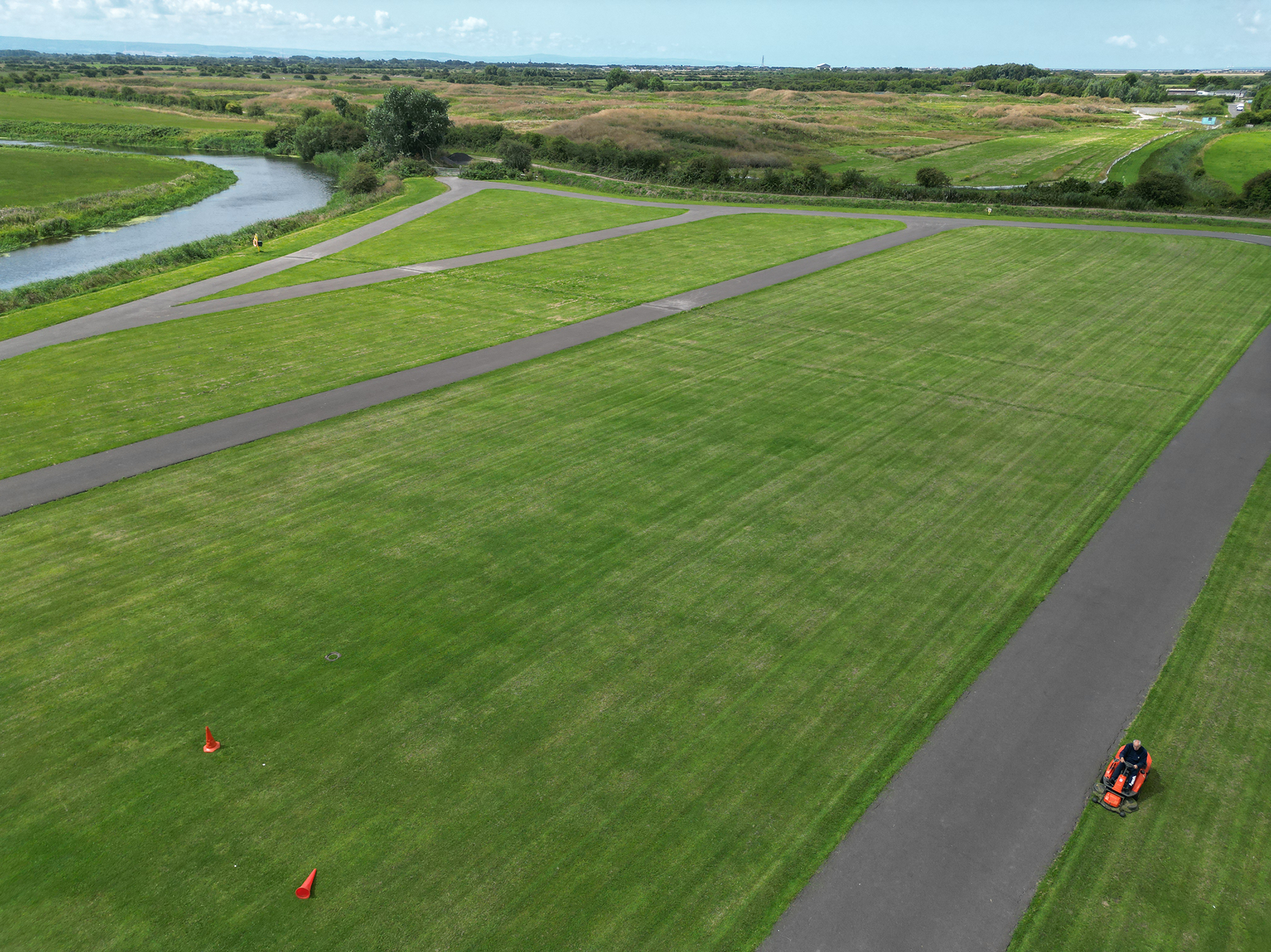 Grass camping pitches near Weston-super-Mare
