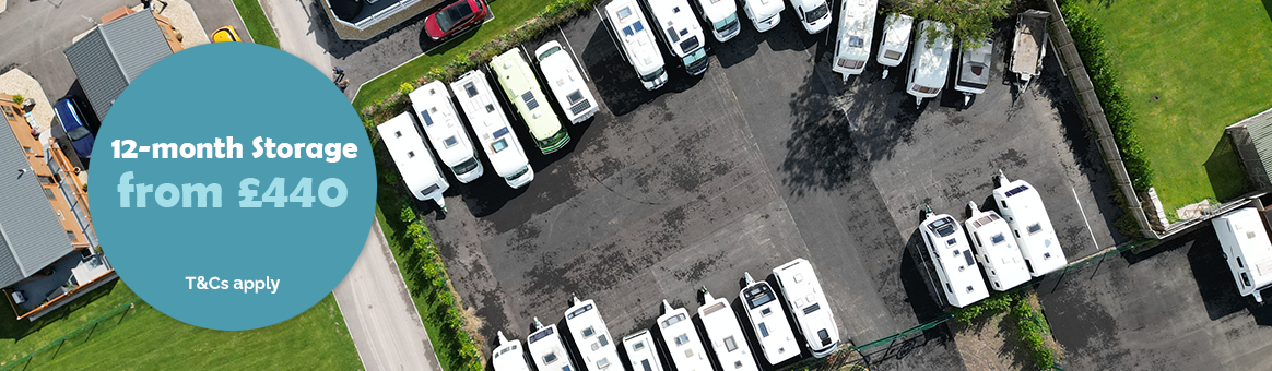 Caravan storage near Burnham-on-Sea
