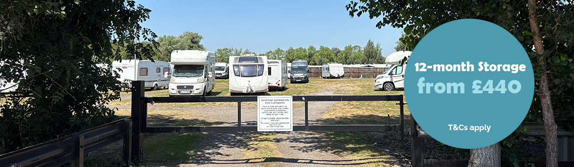 Caravan storage near Burnham-on-Sea