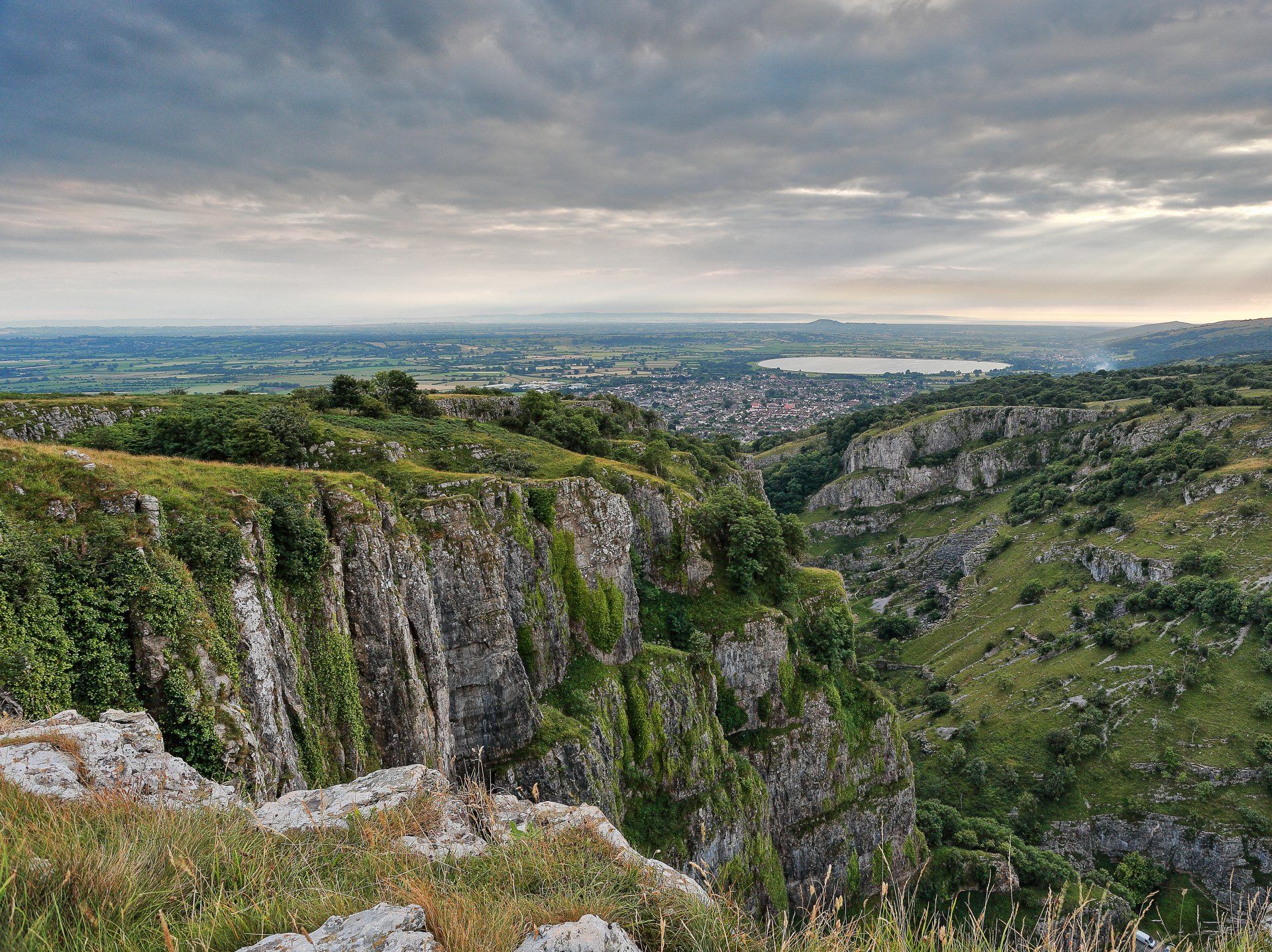 Cheddar Gorge and Caves, close to our campsite, Rodney Stoke