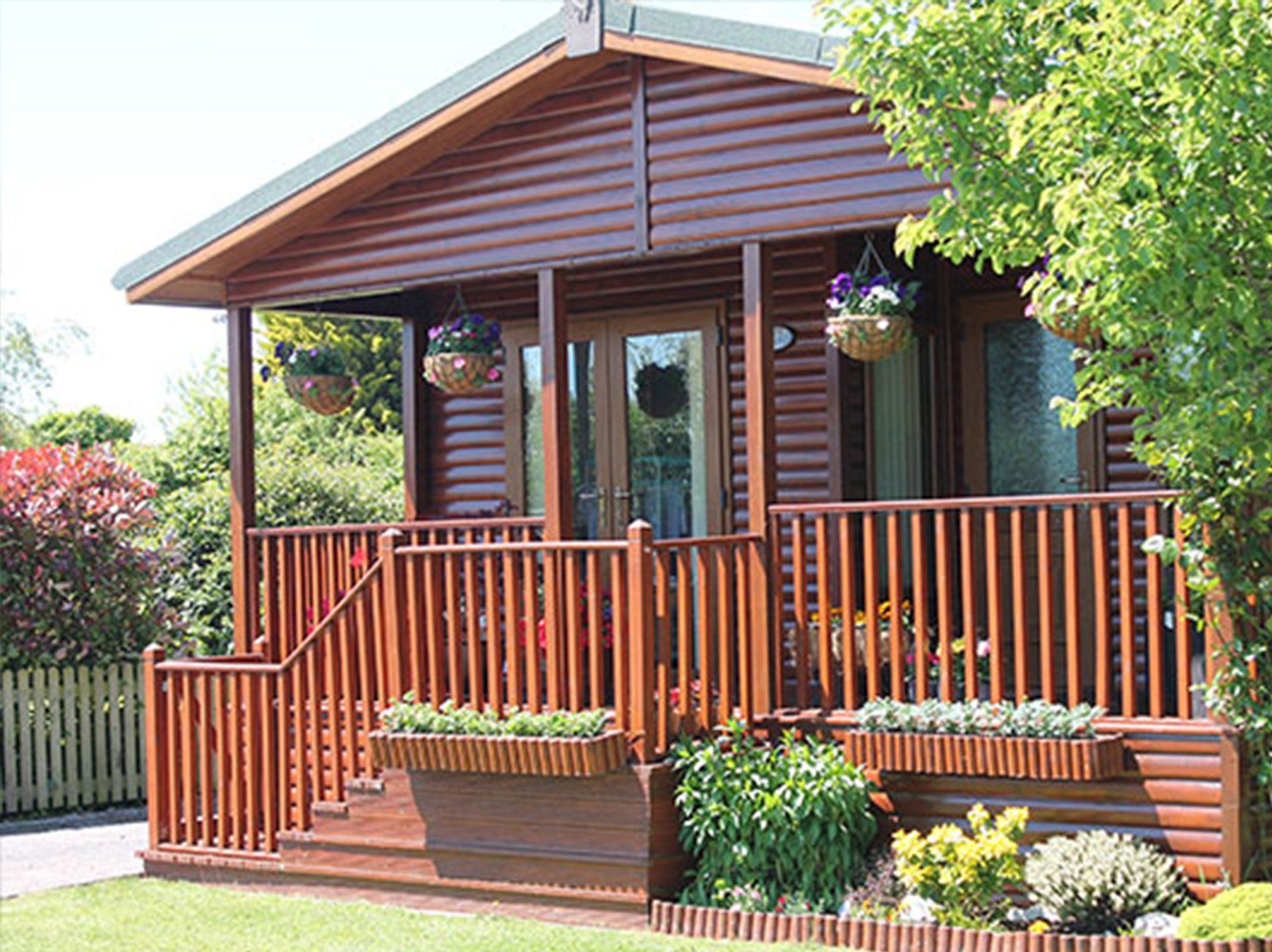 Holiday lodge for sale at New House Farm near Burnham-on-Sea.