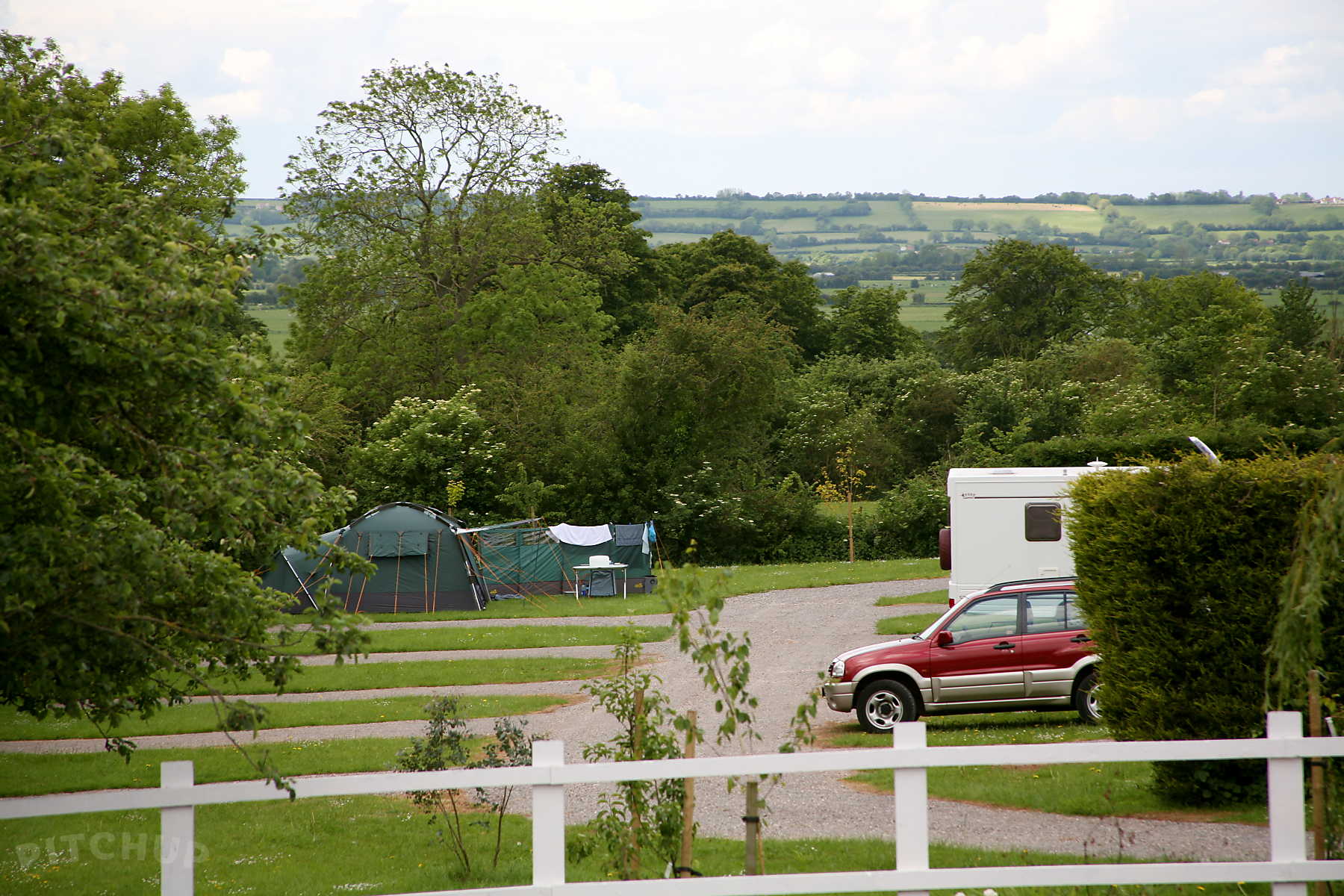 Camping and caravanning at our campsite in Cheddar