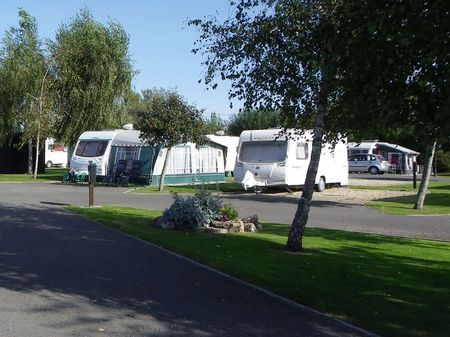 seasonal caravan pitch at our somerset campsite