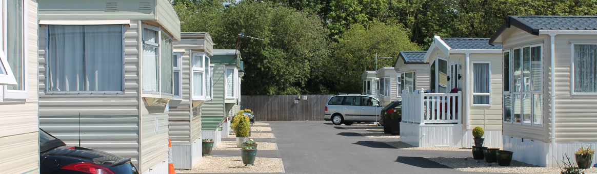 Used static caravans sited in Somerset