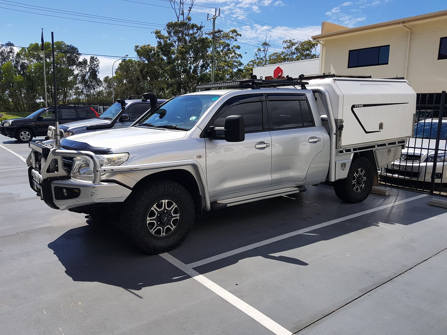 Silver 4x4 Truck With a White Utility Body Parked — GZM 4x4 Performance In Ballina, NSW