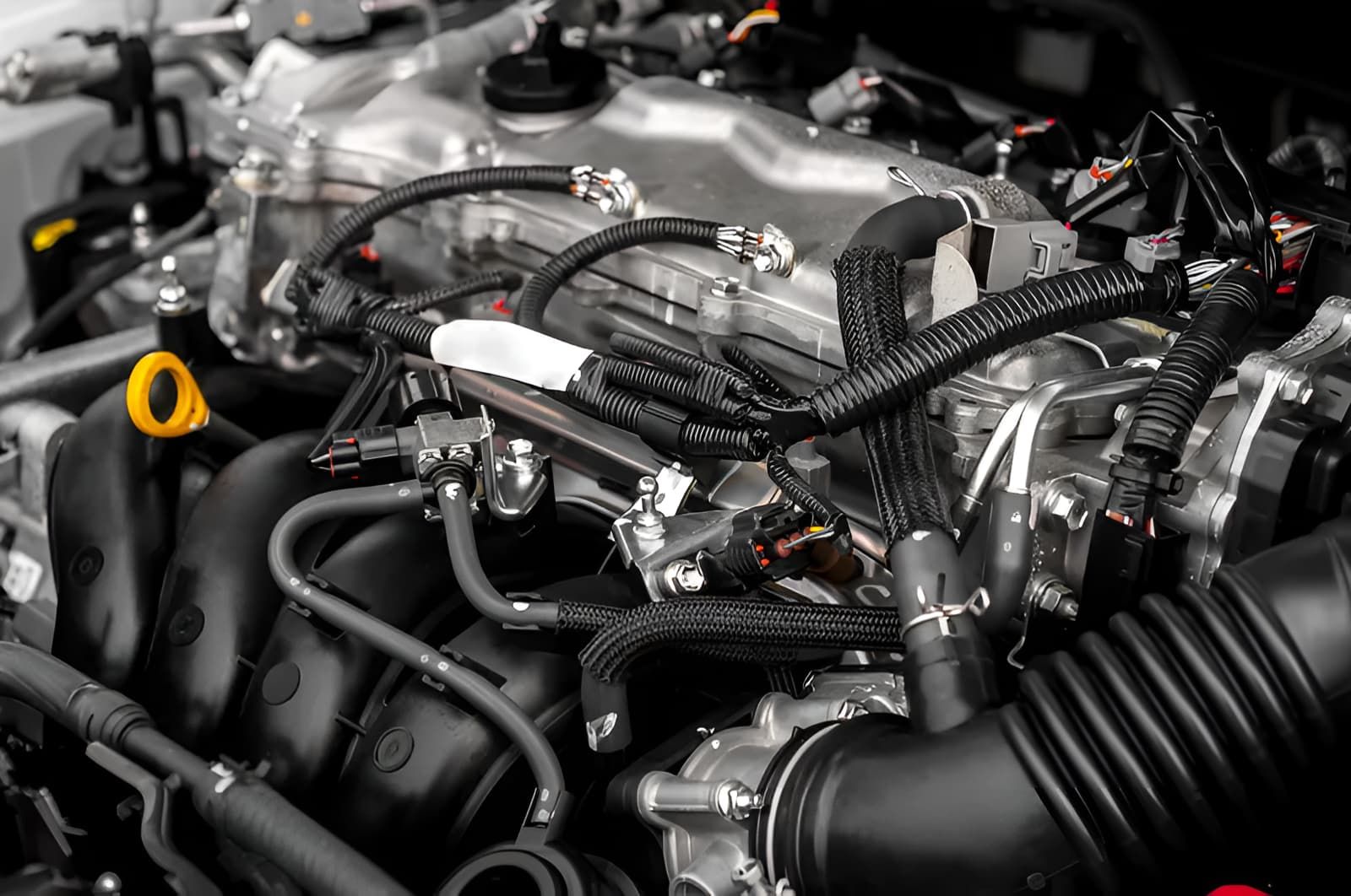 Close-up View of a Car Engine, Showing Various Black — GZM 4x4 Performance In Ballina, NSW