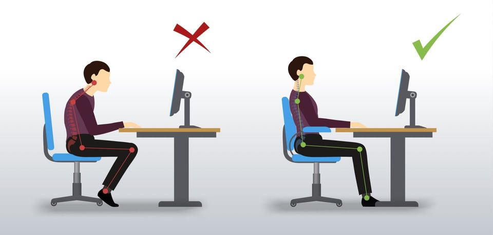 How to Set Up Your Desk Ergonomically to Avoid Injury While Working or  Gaming (2022)