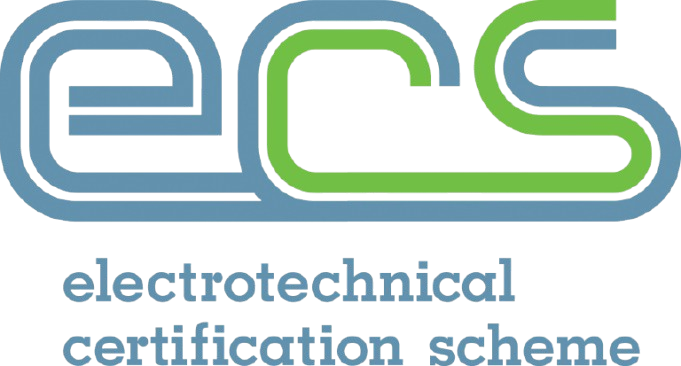 Trustmark logo: abstract geometric shape in blue and teal; text