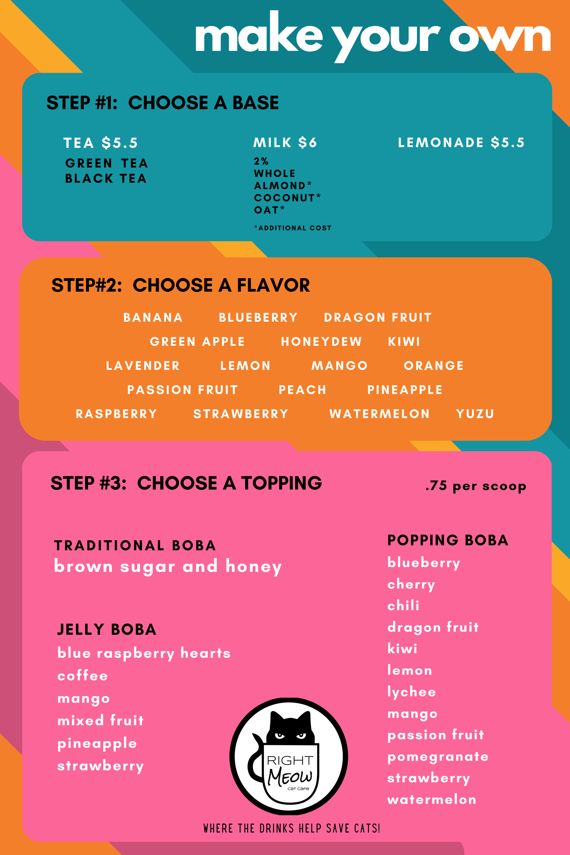 Build Your Own Menu