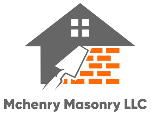 A logo for a company called mchenry masonry llc