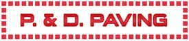 P & D Paving company logo