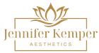 Das Logo von Jennifer Kemper Aesthetics zeigt eine Lotusblume.