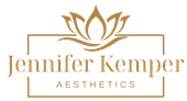 Das Logo von Jennifer Kemper Aesthetics zeigt eine Lotusblume.
