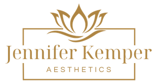 Das Logo von Jennifer Kemper Aesthetics zeigt eine Lotusblume.