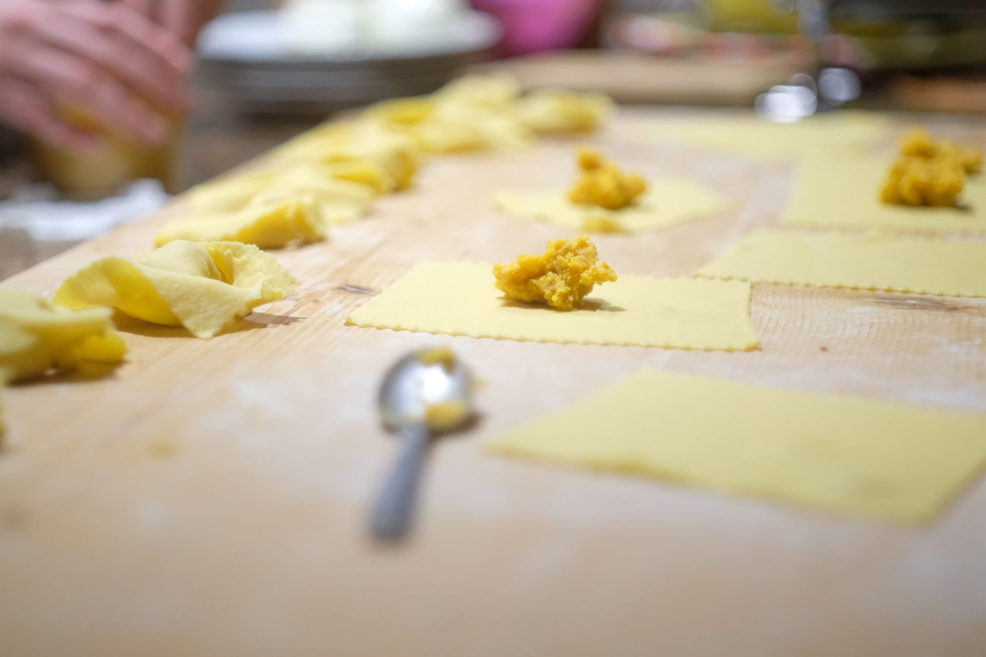 tortelli di zucca fatti a mano