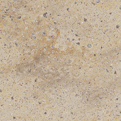 Et nærbillede af en sandet overflade med små sten på.