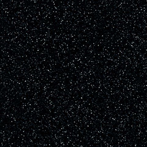 En sort baggrund med hvide prikker på