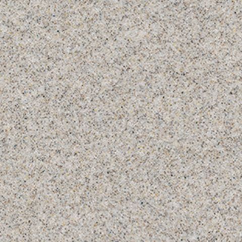 Et nærbillede af en hvid granit bordplade.