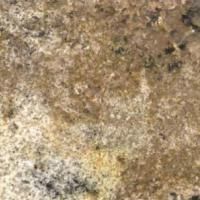 Et nærbillede af en bordplade af brun granit.