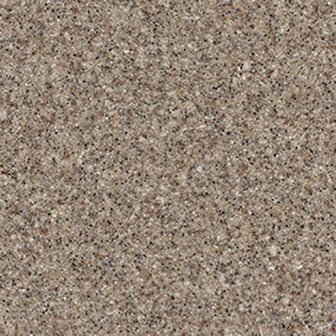 Et nærbillede af en bordplade af brun granit