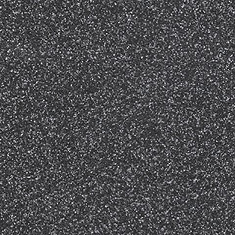 Et nærbillede af en sort og hvid tæppetekstur.