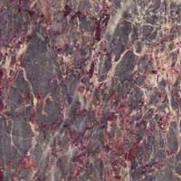 Et nærbillede af en lilla marmor tekstur.