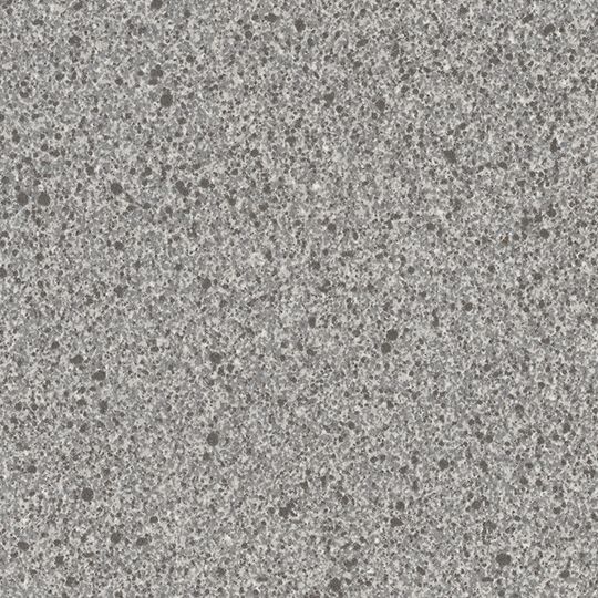 Et nærbillede af en grå granit bordplade.