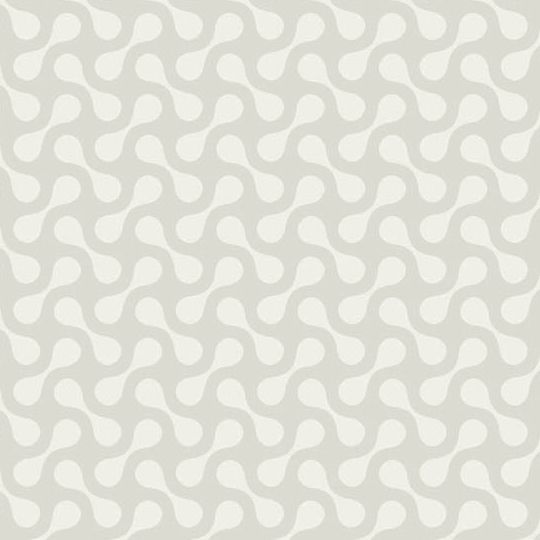 Et sømløst mønster med hvide prikker på en grå baggrund