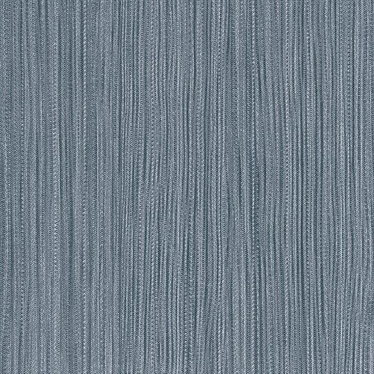 Et nærbillede af et blåt tapet med et stribet mønster.