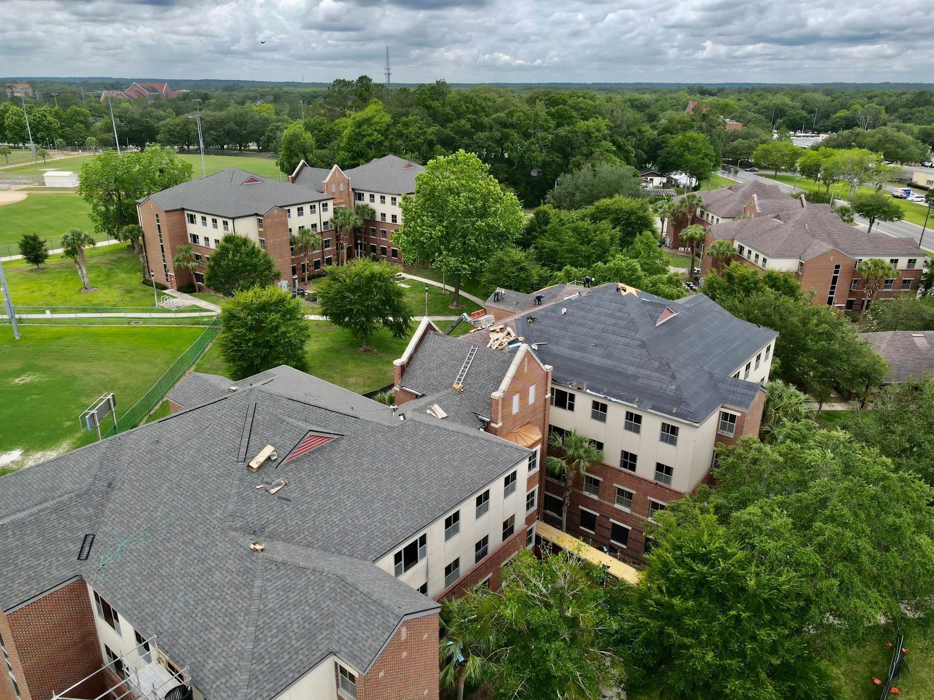 Commercial roofing project at University of Florida