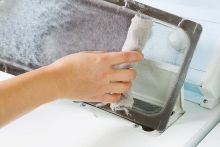 Clean Out Lint Trap