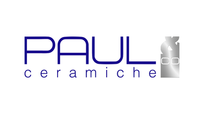 Un logo blu e argento per Paul Ceramiche