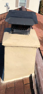 Chimney Restoration — Concrete Chimney after in Lititz, PA