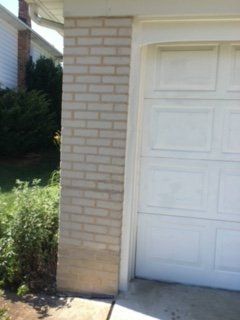 Expert Masonry Work Repairs — Repaired brick wall house after in Lititz, PA