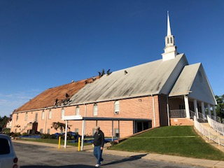 Roof Service Restoration — Old Big Church before in Lititz, PA