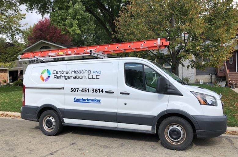 White Van — Owatonna, MN — Central Heating & Air Conditioning of Owatonna