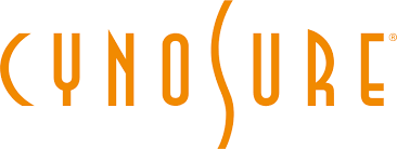 The logo for cynosure is orange on a white background