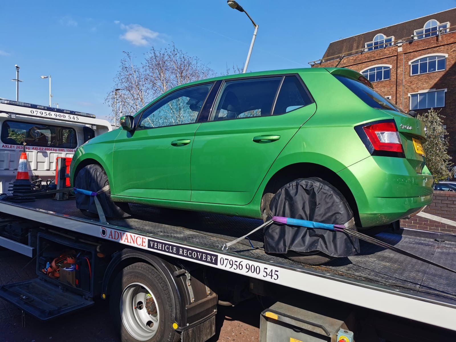 Broken down car