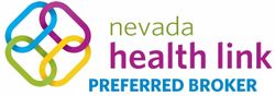 The logo for nevada health link is a preferred broker.