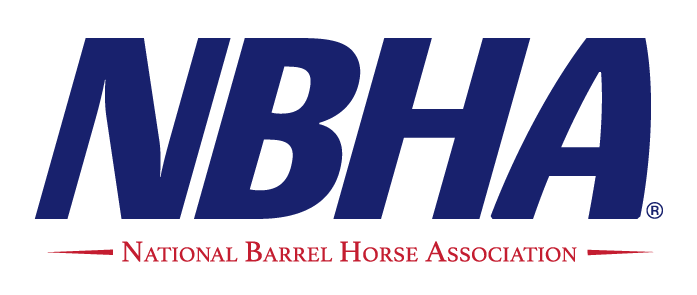 The logo for the national barrel horse association