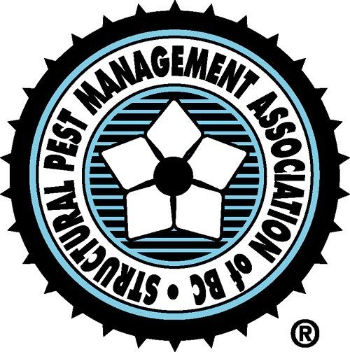The logo for the structural pest management association of bc.