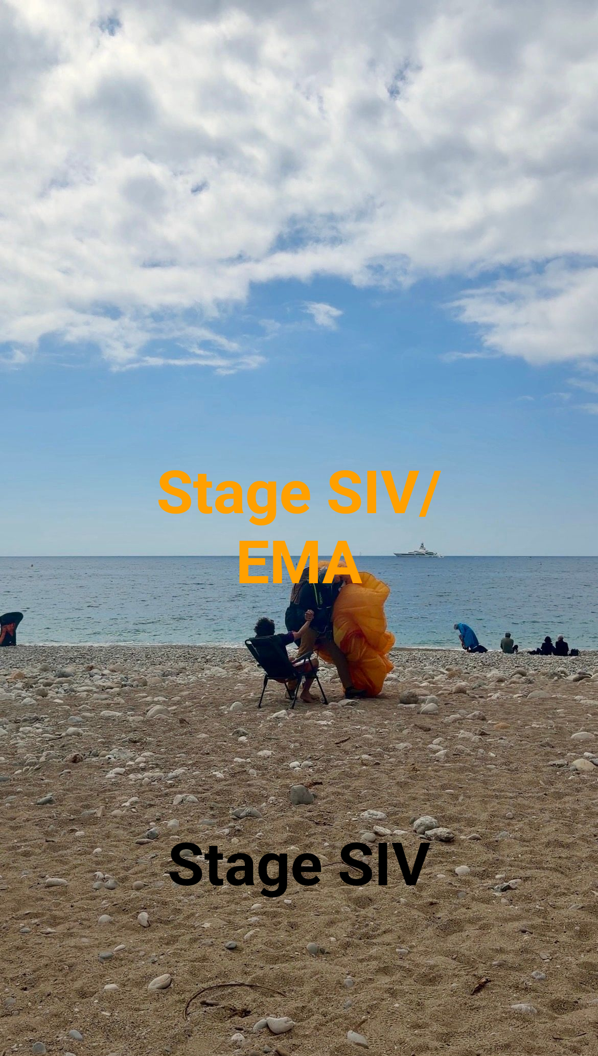Check sur la plage après un run de SIV
