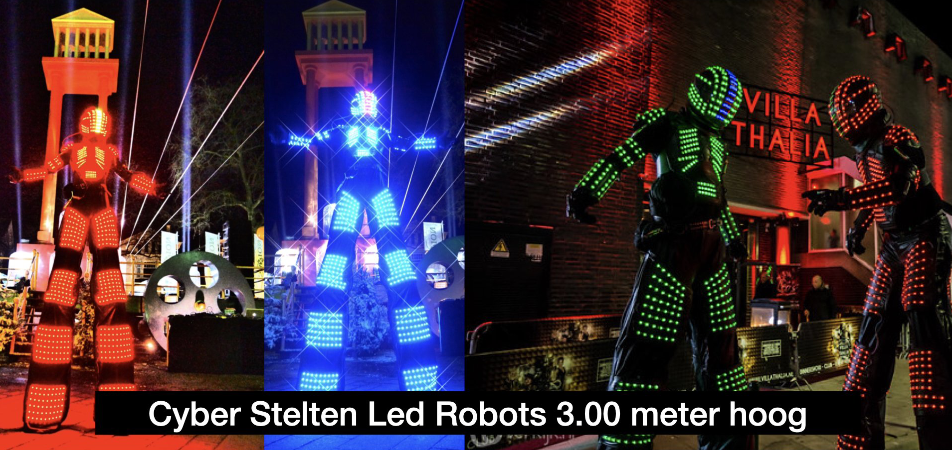 Cyber LED Robots
