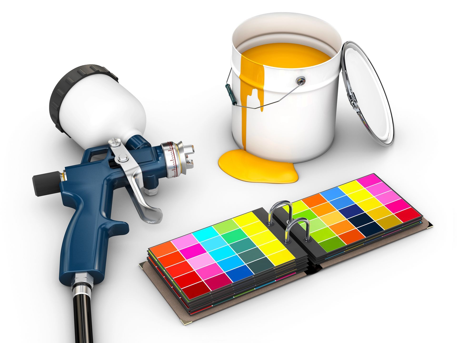 Pistola a spruzzo, bomboletta di vernice