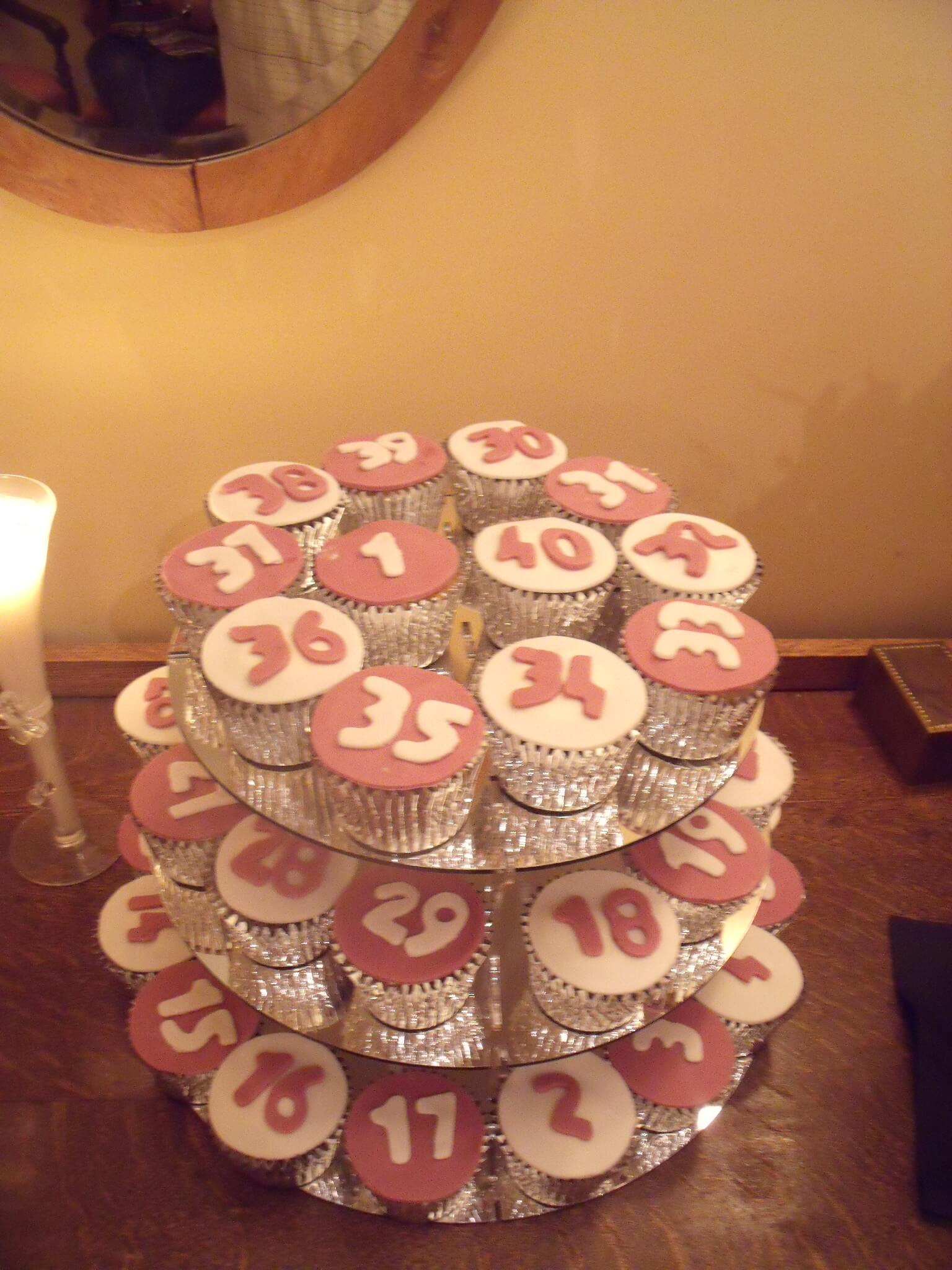 cupcakes with numbers