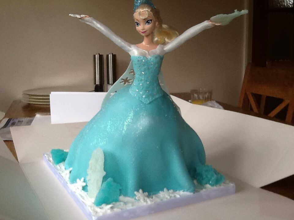 princess elsa birthday cake